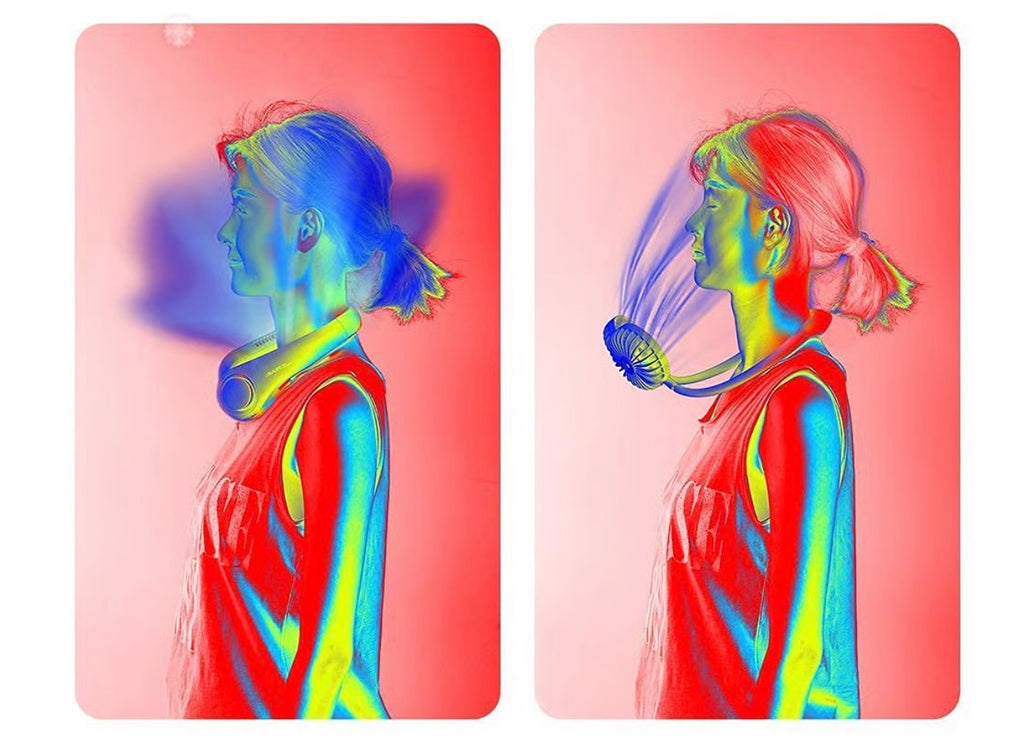 Ventilateur De Cou Suspendu Portable USB